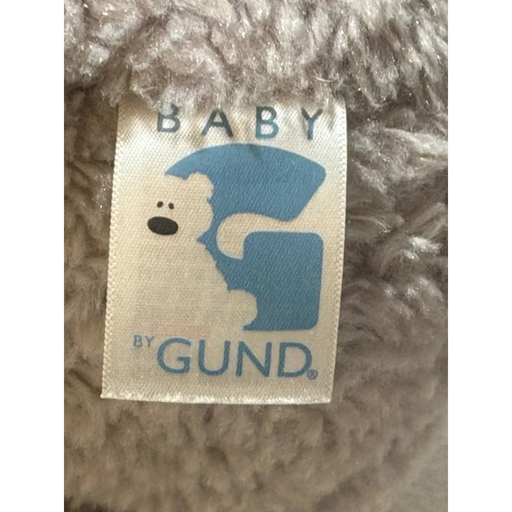 Baby G by Gund Grey Elephant Plush Stuffed Animal Satin Ears 4060371 Kids Toy